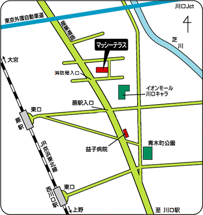 周辺道路地図